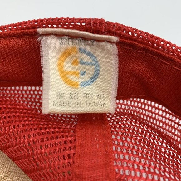 Vintage Valvoline Tracker Hat Cap Embroidered Patch Snapback Mesh Back Speedway - Picture 10 of 11